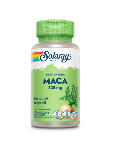 MACA 525 MG- 100 CÁPSULAS SOLARAY