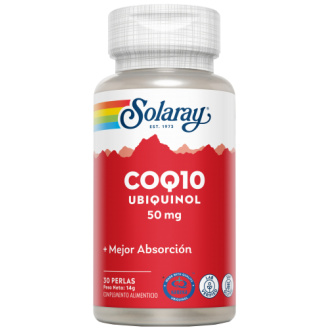 UBIQUINOL Co-Q10 50MG - 30 PERLAS SOLARAY