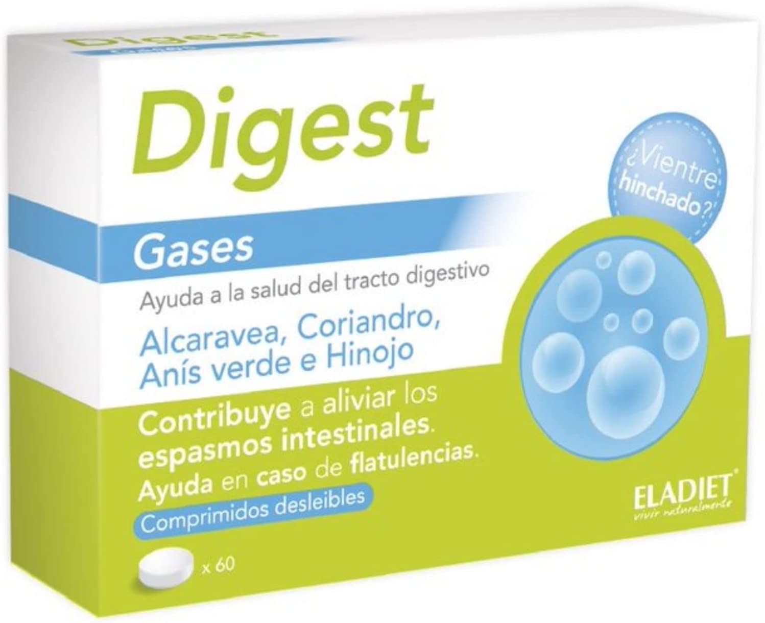 DIGEST GASES 60 COMPRIMIDOS - ELADIET