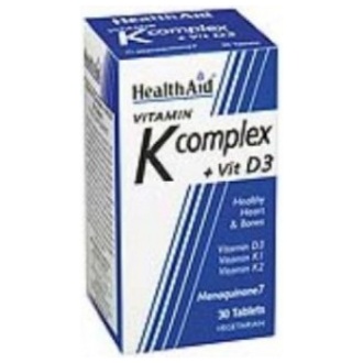 VITAMINA K COMPLEX CON VITAMINA D3 - 30 Comprimidos .