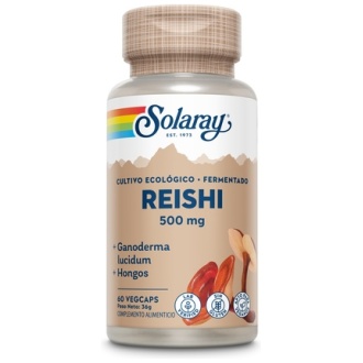 REISHI 500 MG - 60 CÁPSULAS VEGETALES - SOLARAY