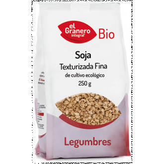 SOJA TEXTURIZADA FINA INST BIO 250GR EL GRANERO