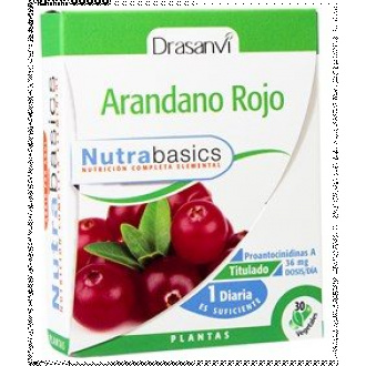 NUTRABASICOS - ARANDANO ROJO 30 Capsulas .