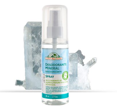 DESODORANTE MINERAL SPRAY 80 ML - CORPORE SANO