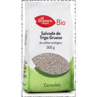 Salvado de trigo grueso bio 300g. El Granero