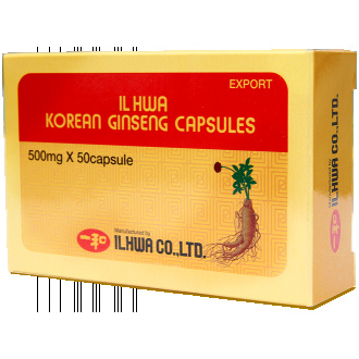 GINSENG COREANO 50 Caps 500 MG IL HWA - TONGIL