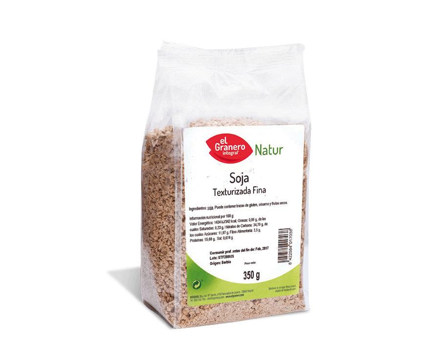 Soja Texturizada Fina 350g El Granero Soja Texturizada Fina 350g El Granero