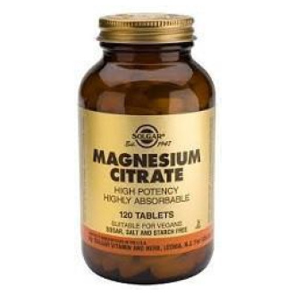 Citrato De Magnesio. 60 Comprimidos. Solgar