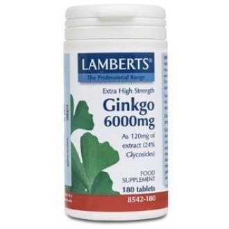 Ginkgo Biloba Extra 6000 Mg. 180 Caps.