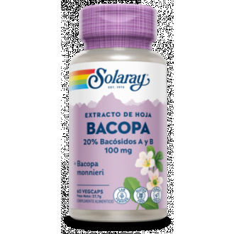 BACOPA 100 MG 60 CÁPSULAS VEGETALES SOLARAY