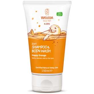 CHAMPÚ Y GEL KIDS NARANJA FRUTAL 150ML WELEDA