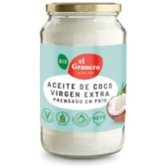 Aceite de coco virgen extra bio 1L. El Granero