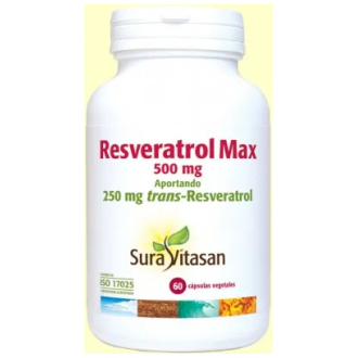 Resveratrol max 60 capsulas - Suravitasan