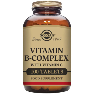 B-Complex +Vit C 100 Comprimidos - Solgar