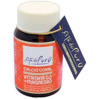 Calcio coral vitamina D3 + Magnesio 120 capsulas - Tongil
